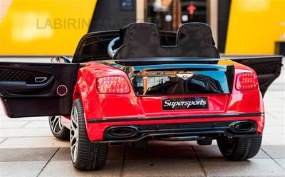 Детский электромобиль "Bentley" 12V,красный