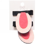 Зажимы для волос 2 шт на блистере детские «Boom- Зайка», микс 5 цветов, 5см