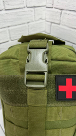 Укомплектованная тактическая аптечка / олива