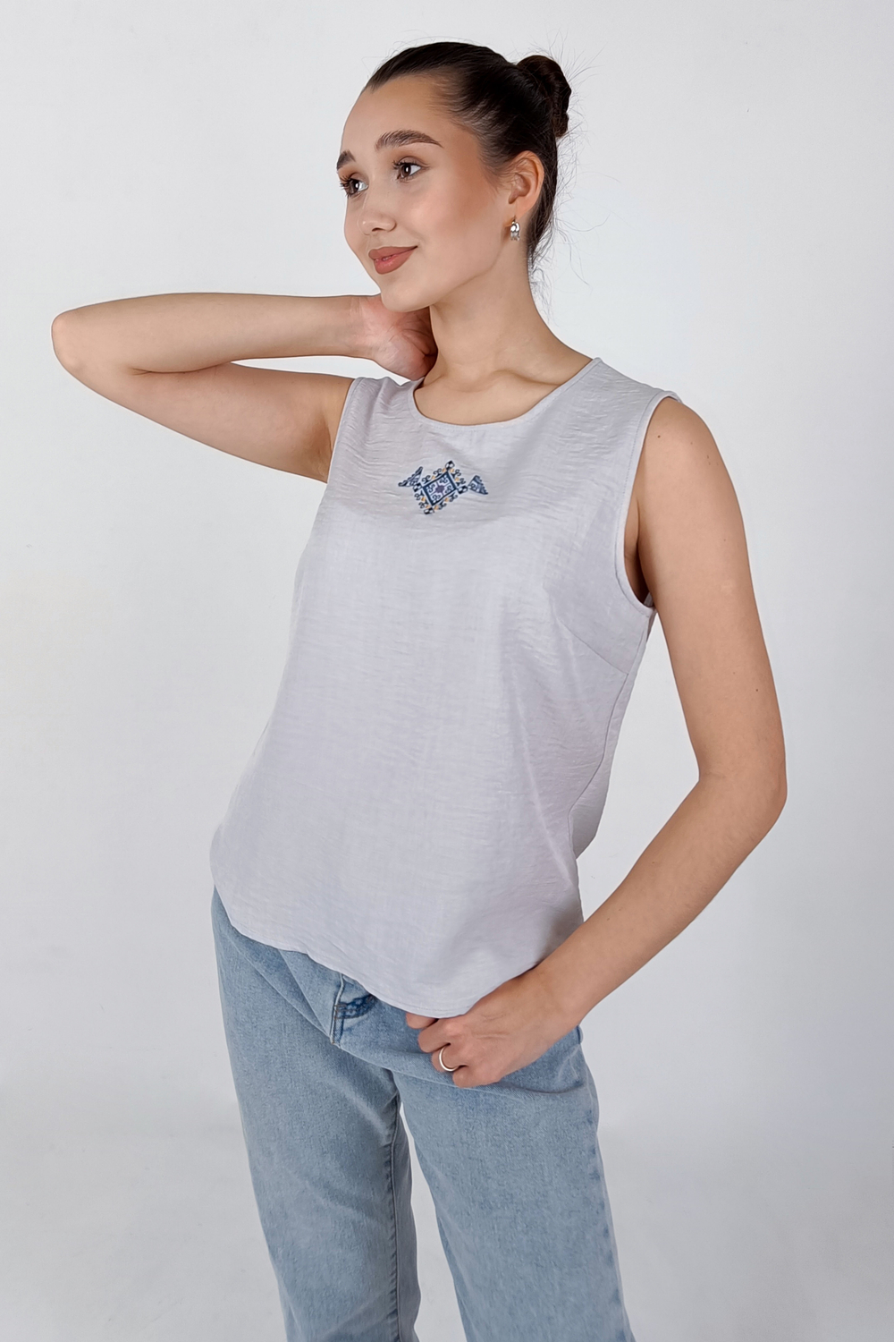 Блузка с чувашской вышивкой