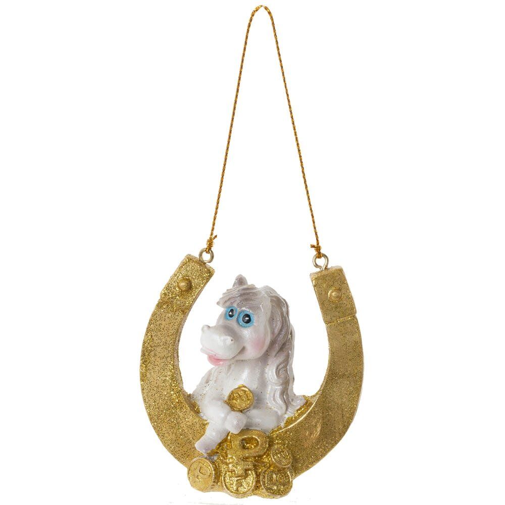 GAEM Фигурка декоративная подвесная "Лошадка", L6,5 W3,5 H6 см, 4в.