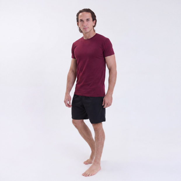 Футболка мужская бордовый