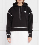Худи ikonik 2.0 hoodie Karl Lagerfeld - черный(235W1816)