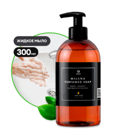 Мыло жидкое парфюмированное "Milana Oud Rood" (флакон 300 мл)