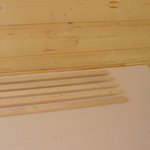 Рейки декоративные деревянные в наборе 5шт., 54*2*1см