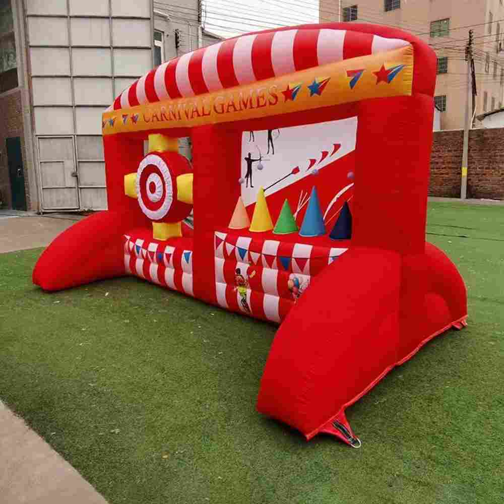 Надувной дартс «Карнавал игр» на подкачке, диаметр 0,5 м, размер 4×2,6×2 м