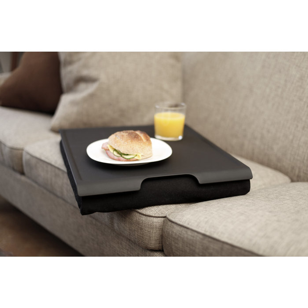 Подставка с пластиковым подносом laptray черная