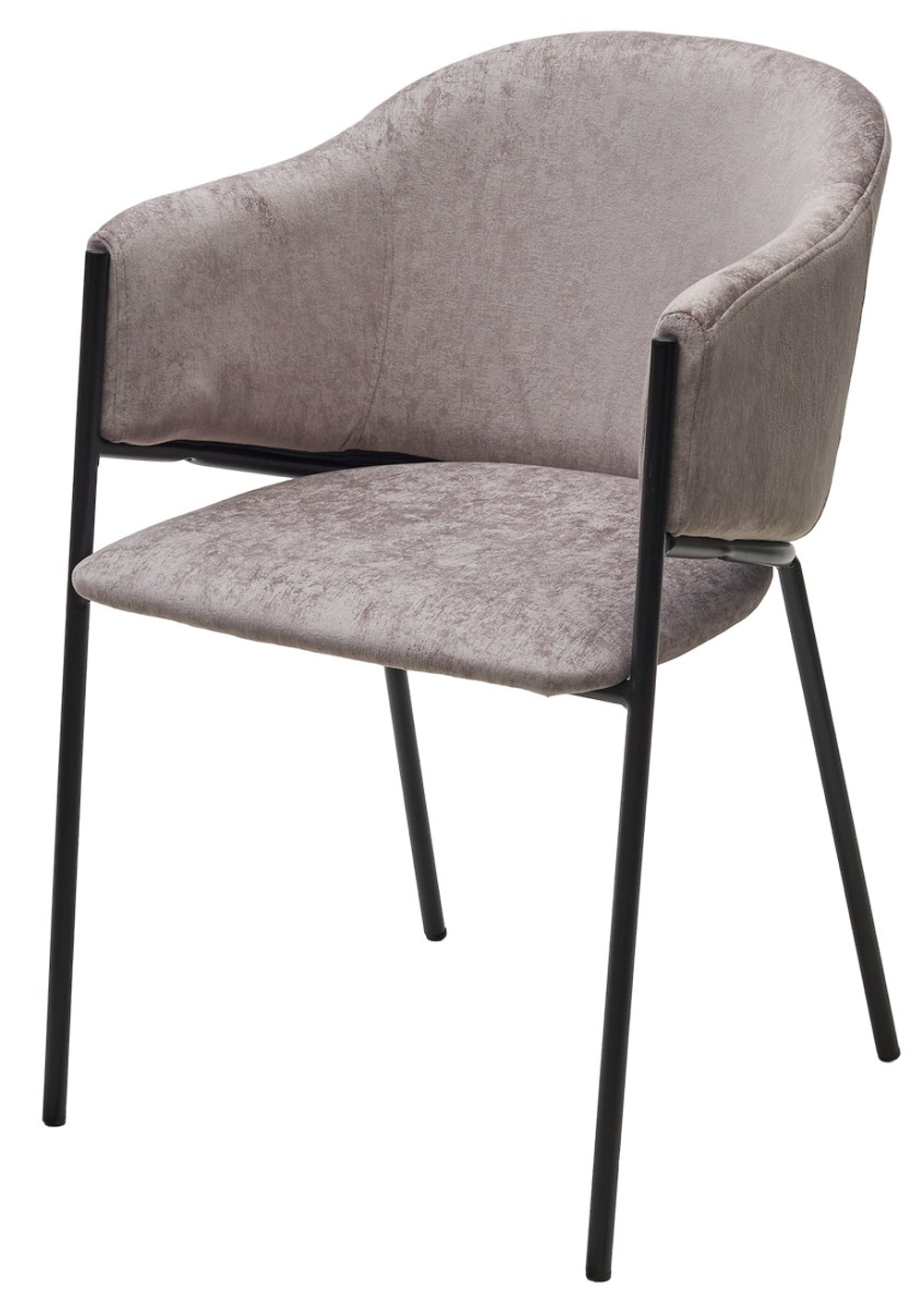 Стул М-City DISAUR Дилл, Rain 11 Капучино, Велюр, Черный каркас