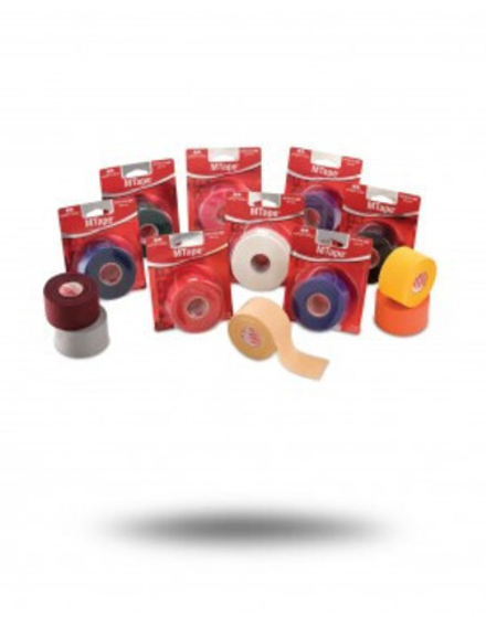 MTape, Purple 1,5", М-Тейп, цв фиолетовый, 100% хлопок/оксид цинка, 1 рулон