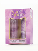 Подарочный набор NUDE MOOD, гель для душа 250 мл и крем для тела 200 мл, аромат сирени и лаванды, URAL LAB