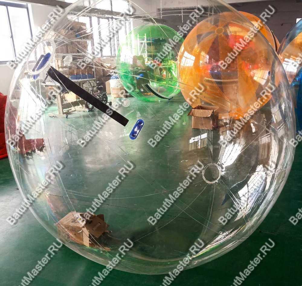 Бизнес-набор: Бассейн 6*6 м (1 шт), Водный шар ТПУ (3 шт), насос (1 шт)