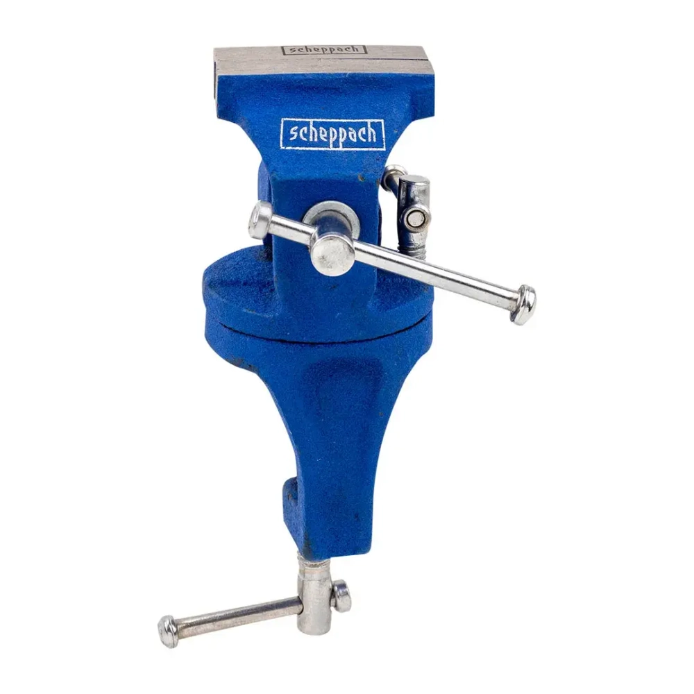 Тиски слесарные поворотные мини (ширина губ - 60мм) Scheppach Sch-32960R
