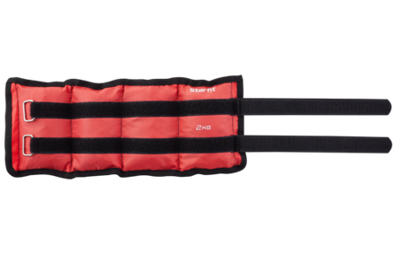 Утяжелители WT-401, 2 кг, красный