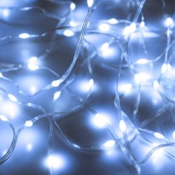 Светодиодная новогодняя гирлянда ЭРА ENIN-300WD занавес водопад холодный белый 3*2,8 м 280 LED IP20