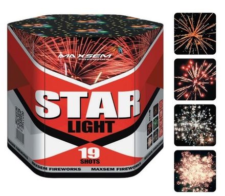 Батарея салютов "Star Light" GP514 19 залпов * 1"  (1/12)