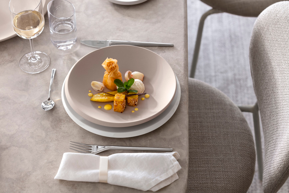 Villeroy & Boch Тарелка для пасты NewMoon 25 см бежевая 10-4291-2701