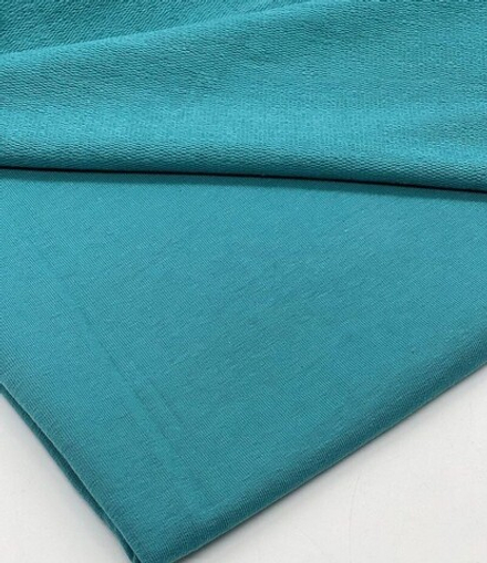 Футер 2х нитка петля Светлый петрол