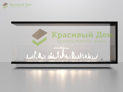 Торцевой биокамин 1200