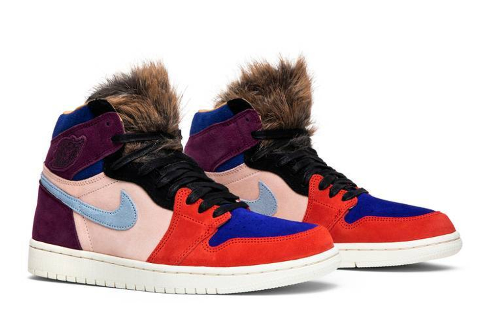 Кроссовки Jordan Air Jordan 1 Court Lux High Og "Aleali May" (Женская размерная сетка)