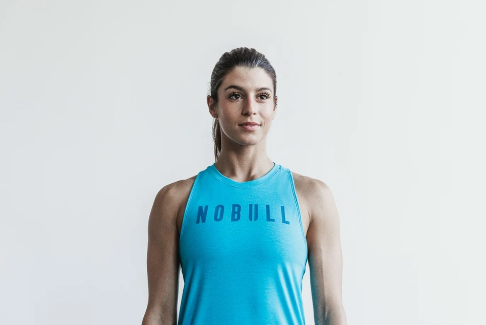 Майка NOBULL голубая