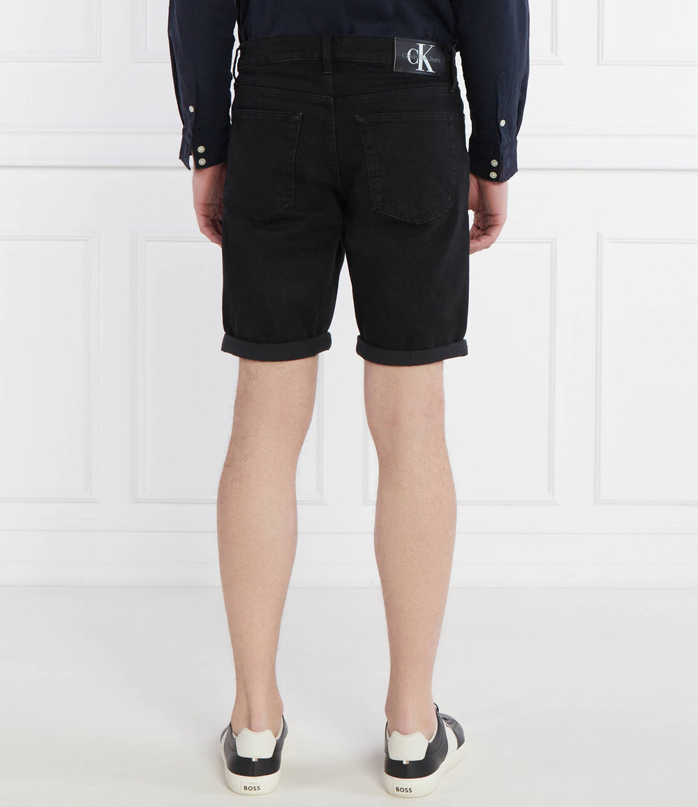 Джинсовые шорты CALVIN KLEIN JEANS - черный(J30J324872)