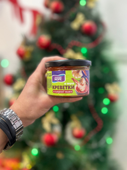 Креветки в сладком соусе Чили