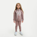 Легинсы для девочек "Dream" р.98-104, коричневый 7449827 (KAFTAN)