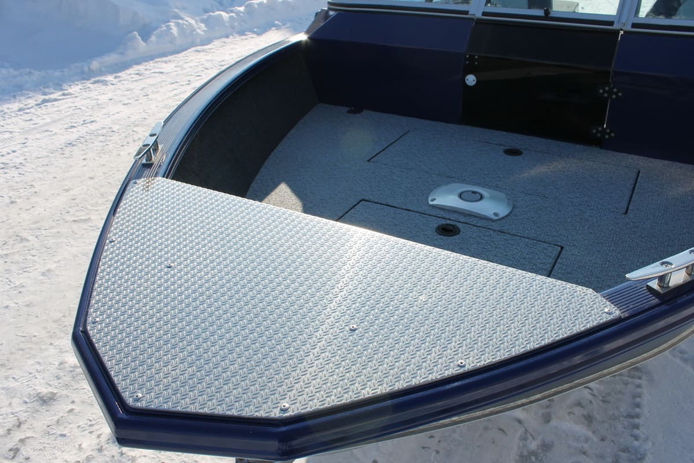 Катер-лодка алюминиевая WINDBOAT 4.6 DC EvoFish