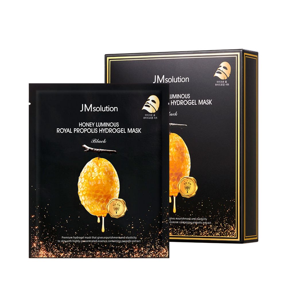 Гидрогелевая маска с экстрактом прополиса JMSOLUTION HONEY LUMINOUS ROYAL PROPOLIS HYDROGEL MASK BLA