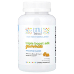 Little DaVinci, Triple Boost Adk Gummies, со вкусом ананаса, 60 жевательных таблеток
