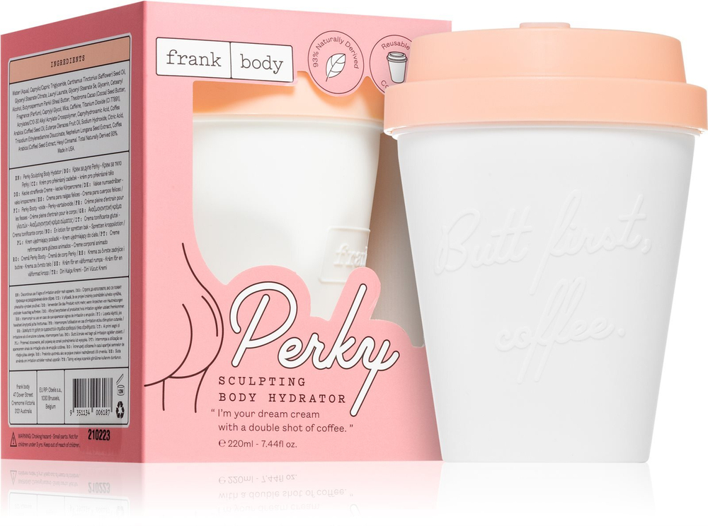 Frank Body Perky Hydrator - глубоко увлажняющий крем для тела /   220  ml  / GTIN 9351134006187