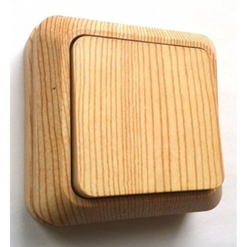 Выключатель UNIVersal Олимп СОСНА 1-кл о/п проходной 10 А