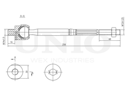 Тяга рулевая UNIO SSP-30042