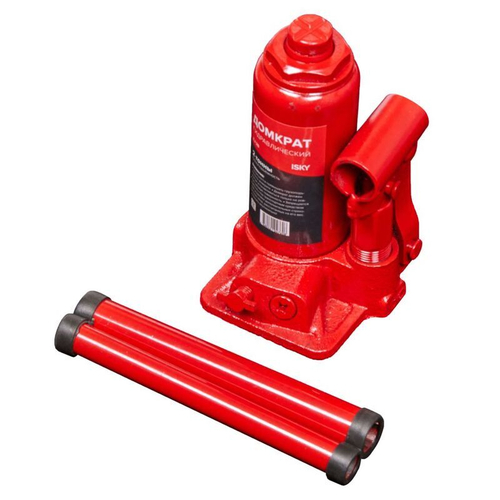 Домкрат бутылочный гидравлический iSky, 2 т, от 158 до 308 мм, в картонной коробке ILJ2B