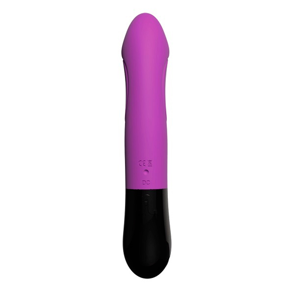 Фиолетовый вибратор-кролик 20,6см Adrien Lastic Ares 2.0