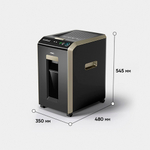 Шредер Deli, 4 уровень секретности (4x12мм), 200 листов, 32 литра, автоматический режим