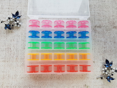 Набор шпульки пластиковые ассорти