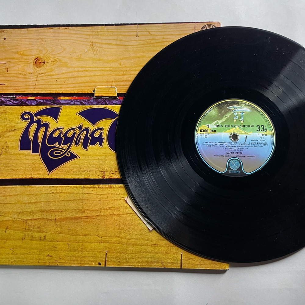 Винтажная виниловая пластинка LP Magna Carta Songs From Wasties Orchard (Англия 1971)