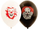 Шар (14''/35 см) Клоун ужасный 2цв, 50 шт.