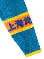 Джерси хоккейное синее ХК "Шанхайские Драконы", реплика с вышивками