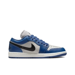 Женские кроссовки Air Jordan 1 Low 'Gray Navy Blue Black' DC0774-402