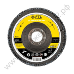 Круг лепестковый для шлифования по нержавеющей стали FTL Ergo цирконий 29 125 х 22,2 мм P40