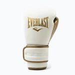Боксёрские перчатки Everlast Powerlock 2 white/gold