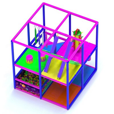 Детский игровой лабиринт «Малыш с крышей» 5,6м² (2,35*2,35*2,5м)