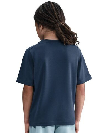 Футболка для мальчика теннисная Nike Boys Multi Dri-FIT Short-Sleeve - midnight navy/white