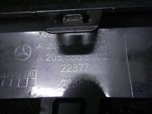 Накладка перед. бампера Mercedes C w205 18-23 AMG