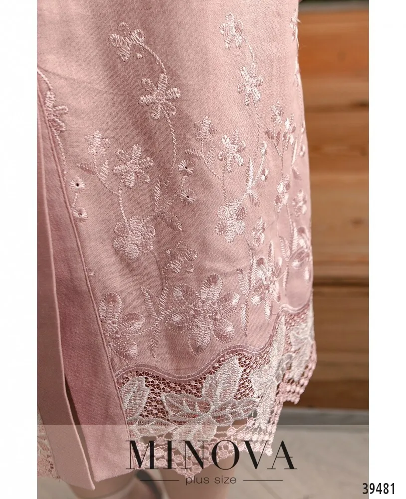 Платье 419-розовый Minova