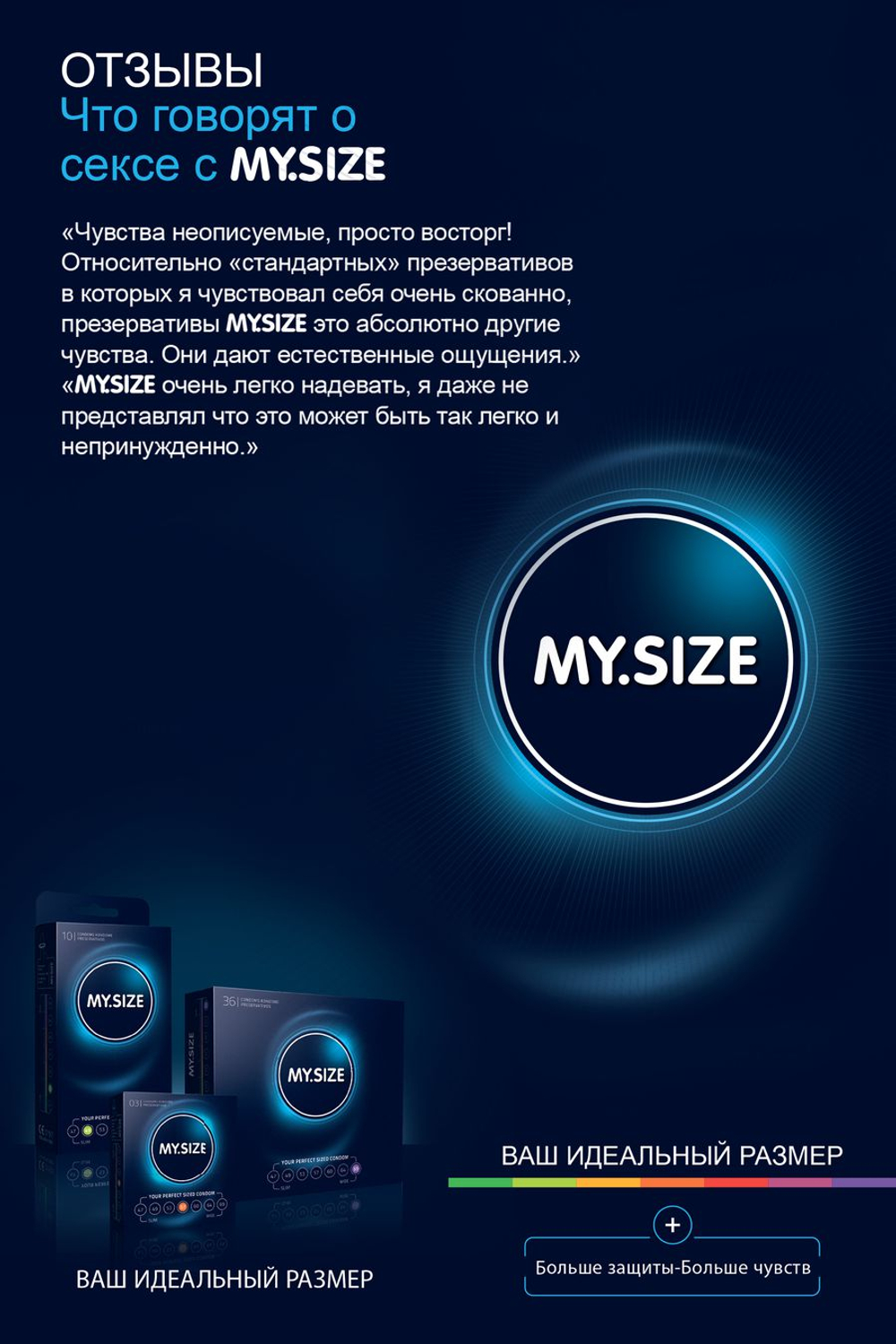 Презервативы My.Size PRO 69 6ольшой размер XXL 22,3 см 36 шт.