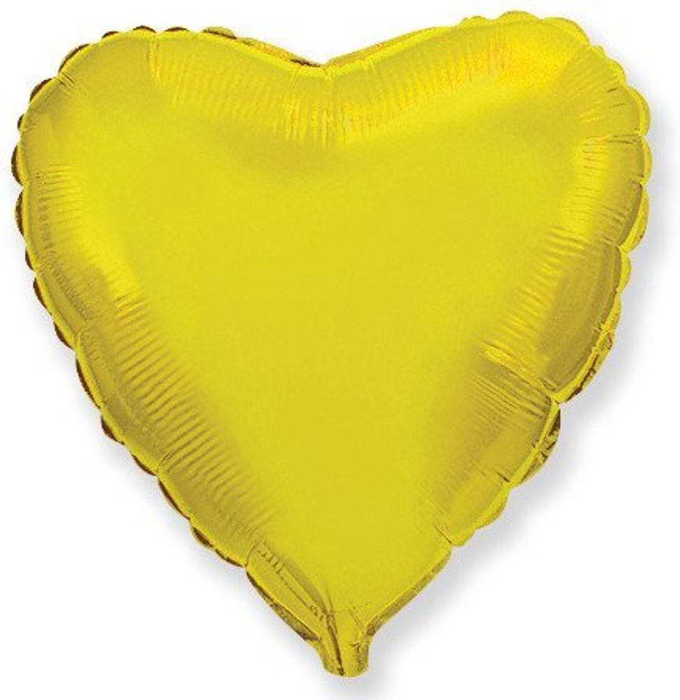 Сердце Золото 30"