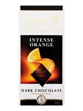 Тёмный шоколад Lindt с апельсином и миндалем 100 г x 4 шт